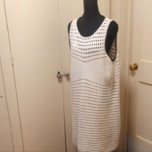 Universal Thread Cream Crochet Top/Cover Up XXL